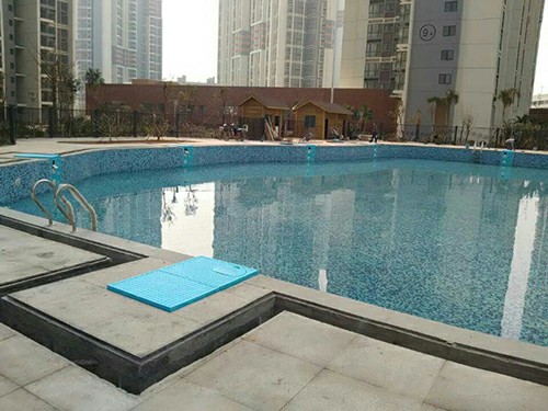 深圳观澜湖S350/DF10房地产小区泳池工程